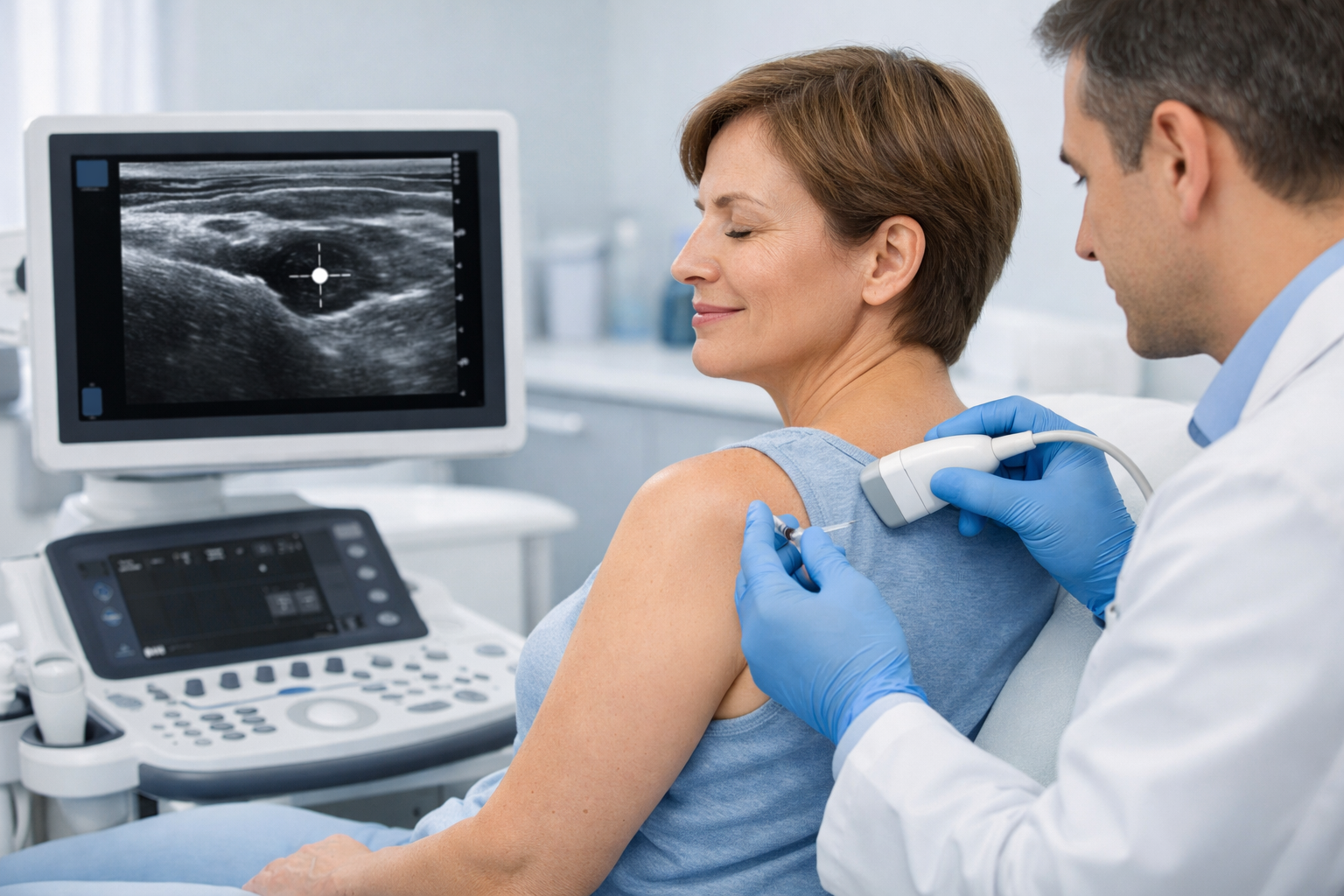 Ultrason Eşliğinde Tetik Nokta Enjeksiyonu: Miyofasyal Ağrı Yönetiminde Güncel Yaklaşımlar